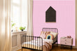 Load image into Gallery viewer, Pink girl geometric peel and stick wallpaper
