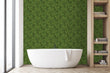 Load image into Gallery viewer, Green botanical wallpaper
