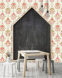 Load image into Gallery viewer, Victorian pink damask peel and stick wallpaper

