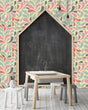 Load image into Gallery viewer, Girl antique vintage peel and stick wallpaper
