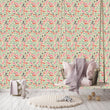 Load image into Gallery viewer, Girl antique vintage peel and stick wallpaper
