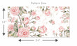 Load image into Gallery viewer, Victorian pink roses floral peel and stick wallpaper
