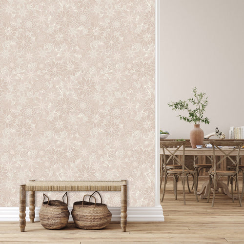 Botanical Wallpaper, Victorian Wallpaper, Peel and Stick Wallpaper, Antique Wallpaper, Floral Wallpaper, Fabric Wallpaper