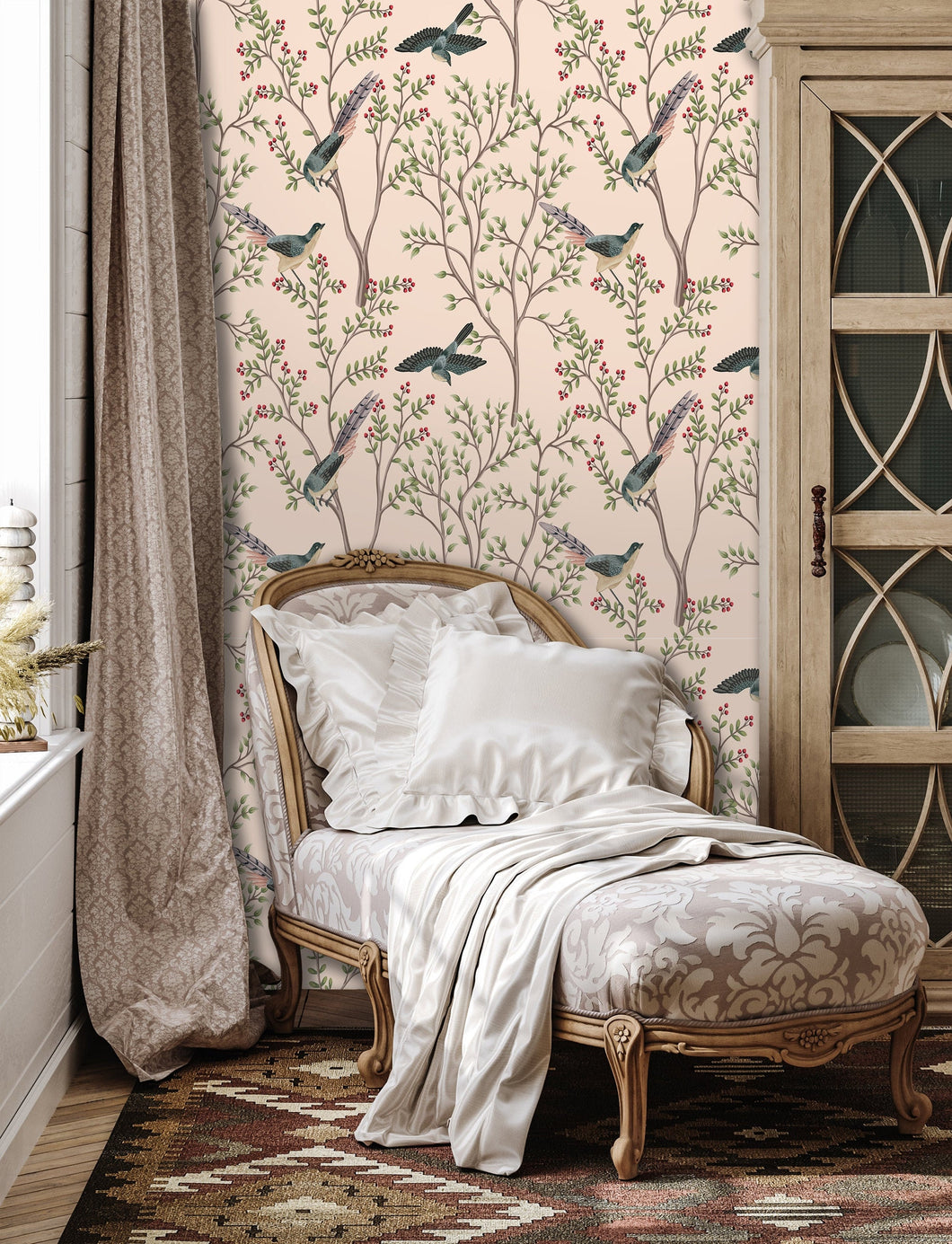 Edie Ave. Chinoiserie Wallpaper