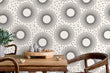 Load image into Gallery viewer, Vintage Mid-Century geometric peel and stick wallpaper.
