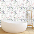 Load image into Gallery viewer, Botanical peel and stick wallpaper
