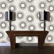 Load image into Gallery viewer, Vintage Mid-Century geometric peel and stick wallpaper.
