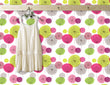 Load image into Gallery viewer, Pink and green floral girl&#39;s room peel and stick wallpaper
