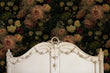 Load image into Gallery viewer, Antique Victorian dark floral rose botanical peel and stick wallpaper

