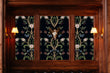 Load image into Gallery viewer, Botanical Victorian dark floral wallpaper
