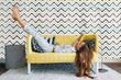 Load image into Gallery viewer, Marlee Ln. Chevron Striped Wallpaper

