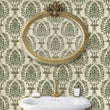 Load image into Gallery viewer, Antique Vintage Damask Peel and Stick Wallpaper
