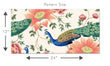 Load image into Gallery viewer, Victorian Asian Chinoiserie Peacock Peel and Stick Wallpaper
