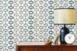Load image into Gallery viewer, Geometric Mid-century modern peel and stick wallpaper
