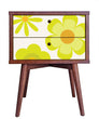 Load image into Gallery viewer, Mid-century modern floral peel and stick wallpaper
