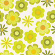 Load image into Gallery viewer, Mid-century modern floral peel and stick wallpaper
