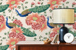 Load image into Gallery viewer, Victorian Asian Chinoiserie Peacock Peel and Stick Wallpaper
