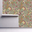 Load image into Gallery viewer, Victorian floral peel and stick wallpaper
