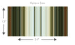 Load image into Gallery viewer, Mid-Century Modern striped brown and green peel and stick wallpaper
