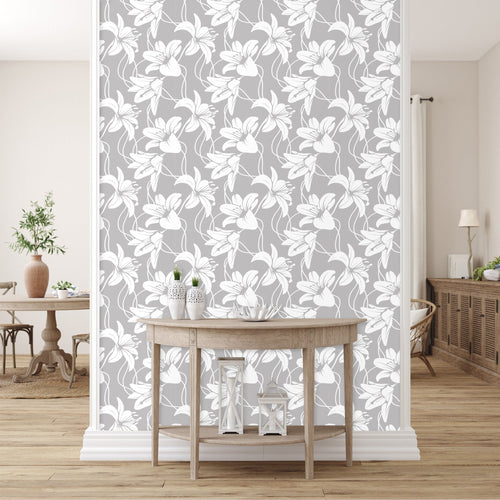 Chalsey Rd. Lily Flower Wallpaper