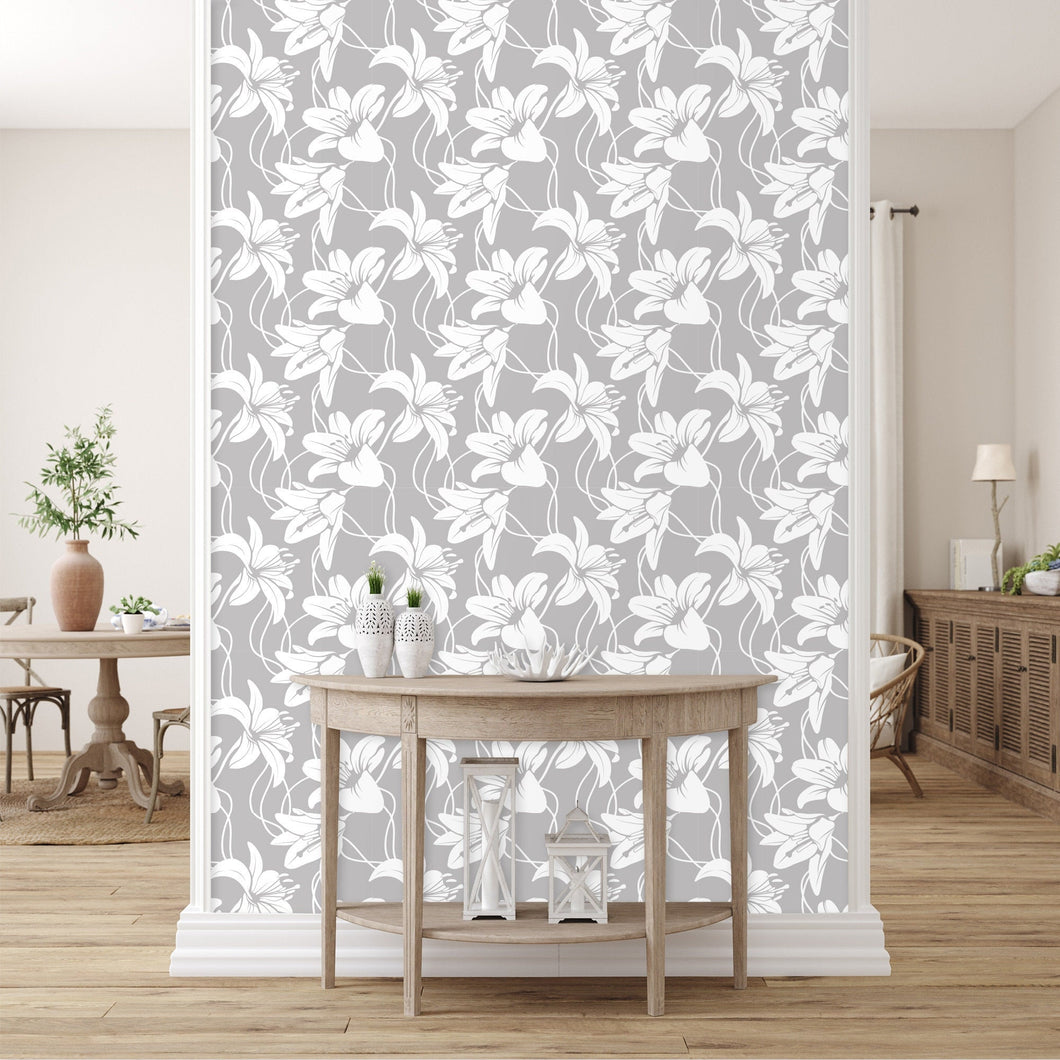 Chalsey Rd. Lily Flower Wallpaper