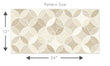 Load image into Gallery viewer, Mid Century geometric brown peel and stick wallpaper
