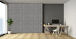 Load image into Gallery viewer, Grey Scandinavian geometric peel and stick wallpaper
