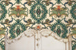 Load image into Gallery viewer, Damask Victorian Chinoiseries fabric peel and stick wallpaper
