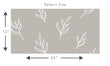 Load image into Gallery viewer, Grey botanical leaf fabric peel and stick wallpaper
