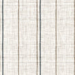 Load image into Gallery viewer, Linen striped farmhouse cottage fabric blend peel and stick wallpaper
