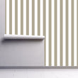 Load image into Gallery viewer, Grey striped fabric blend peel and stick wallpaper
