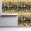 Load image into Gallery viewer, Victorian gold peacock Chinoiseries peel and stick wallpaper
