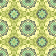 Load image into Gallery viewer, Mid-century Modern green peel and stick wallpaper
