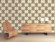 Load image into Gallery viewer, Mid-century Modern geometric peel and stick wallpaper
