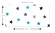 Load image into Gallery viewer, Blue stars kids room peel and stick wallpaper
