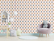 Load image into Gallery viewer, Geometric Wallpaper, Kid&#39;s Room Wallpaper, Peel and Stick Wallpaper, Girl Room Wallpaper, Kid&#39;s Nursery Wallpaper, Fabric Wallpaper
