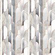 Load image into Gallery viewer, Art Deco Mid-century-Modern peel and stick wallpaper
