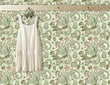 Load image into Gallery viewer, Girl room paisley pink and green peel and stick wallpaper
