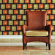 Load image into Gallery viewer, Geometric Mid-century modern vintage wallpaper

