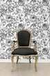 Load image into Gallery viewer, Ashlin Road Black Rose Victorian Wallpaper
