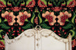 Load image into Gallery viewer, Chinoiserie Victorian dark floral botanical peel and stick wallpaper
