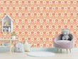 Load image into Gallery viewer, Vintage antique pink floral distressed peel and stick wallpaper
