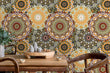 Load image into Gallery viewer, Boho vintage Mid-century Modern peel and stick wallpaper
