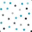 Load image into Gallery viewer, Blue stars kids room peel and stick wallpaper
