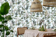 Load image into Gallery viewer, Bird chinoiserie botanical peel and stick wallpaper
