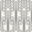 Load image into Gallery viewer, Grey antique Art Nouveau fabric blend peel and stick wallpaper
