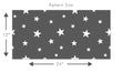 Load image into Gallery viewer, Kids room grey star peel and stick wallpaper
