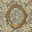 Load image into Gallery viewer, Chinoiserie botanical blue and grey floral Victorian peel and stick wallpaper
