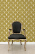 Load image into Gallery viewer, 1920s art deco geometric gold peel and stick wallpaper
