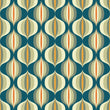 Load image into Gallery viewer, Mid-century modern vintage retro blue geometric peel and stick wallpaper
